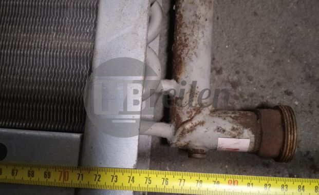 Gelijkstroom ventilator met heaterblok