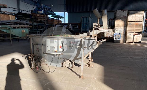 Spoelmachine kluitenscheider