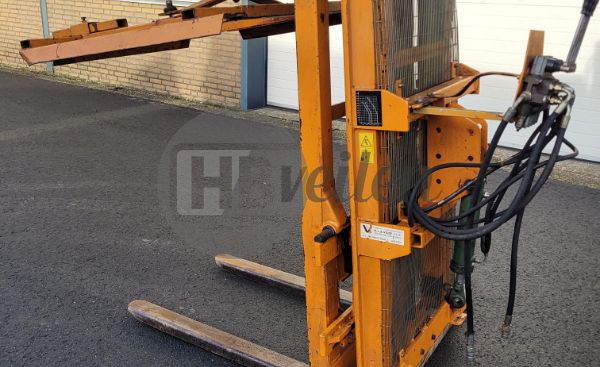 Hefmast met kistenklem