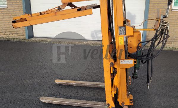 Hefmast met kistenklem