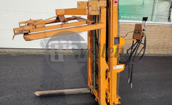 Hefmast met kistenklem