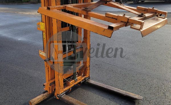 Hefmast met kistenklem