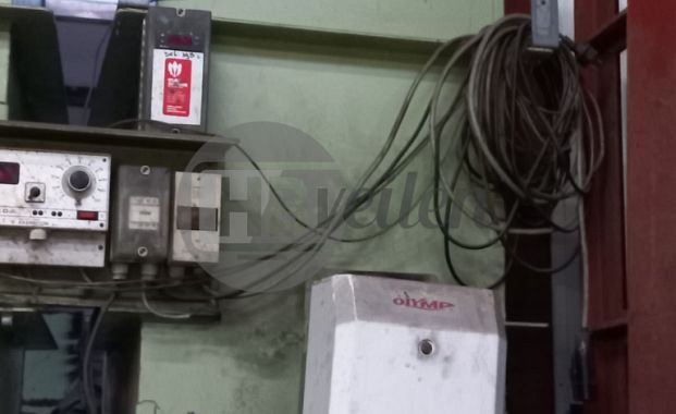 Branderhuis met brander