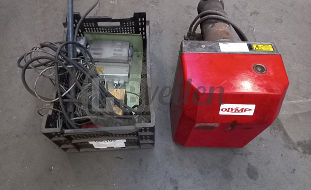 Branderhuis met brander