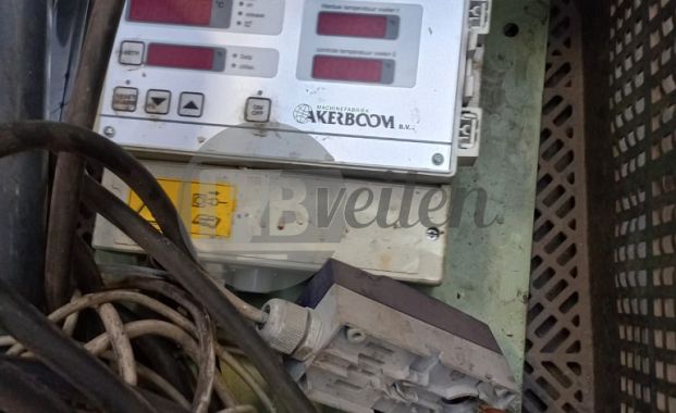 Branderhuis met brander