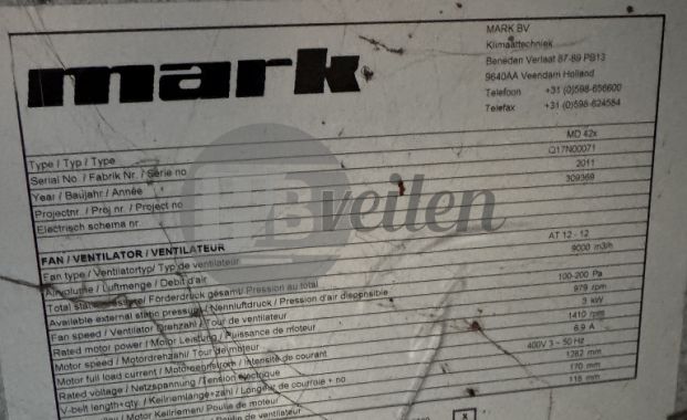 Ventilatie unit / luchtheater