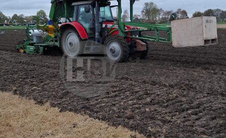 Plantdak met voorlader