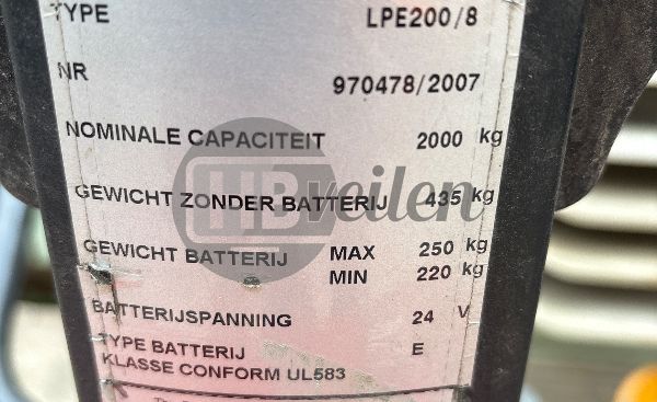 Elektrische palletwagen