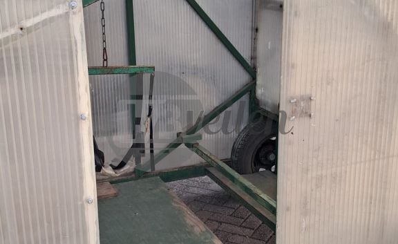 Overschietmachine met plantkar (1.50)