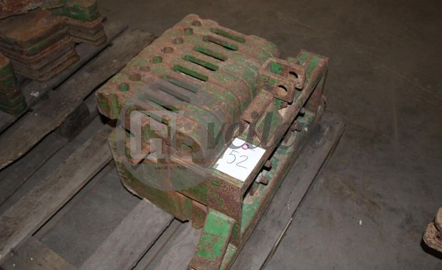 Frontbok met gewichten