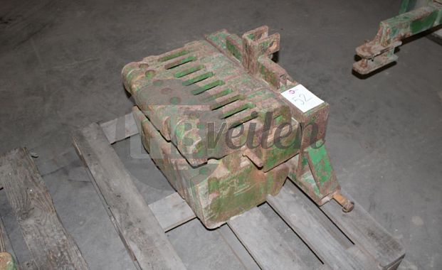 Frontbok met gewichten