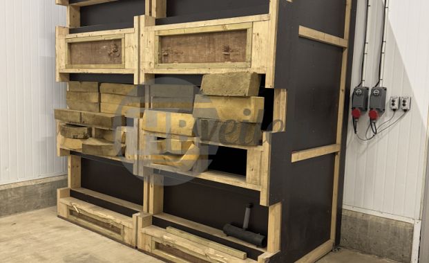 Droogwanden, 1 breed, 4 hoog