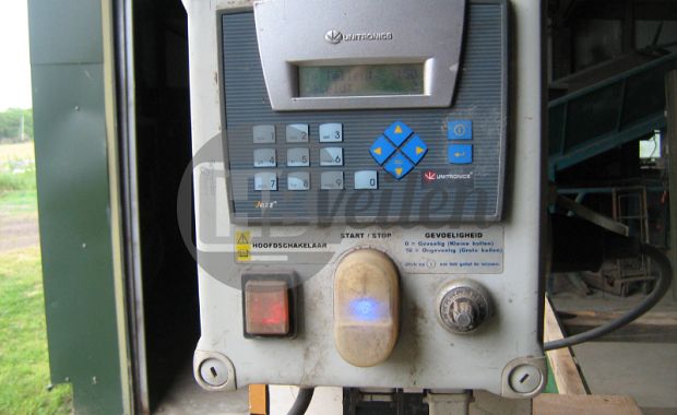 Transportband met telmachine