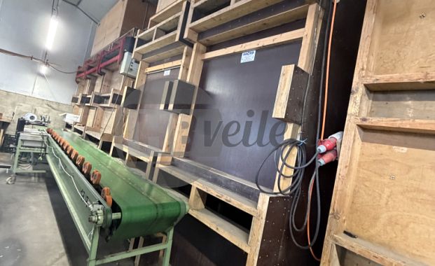 Droogwand, 2 breed, 4 hoog, 
