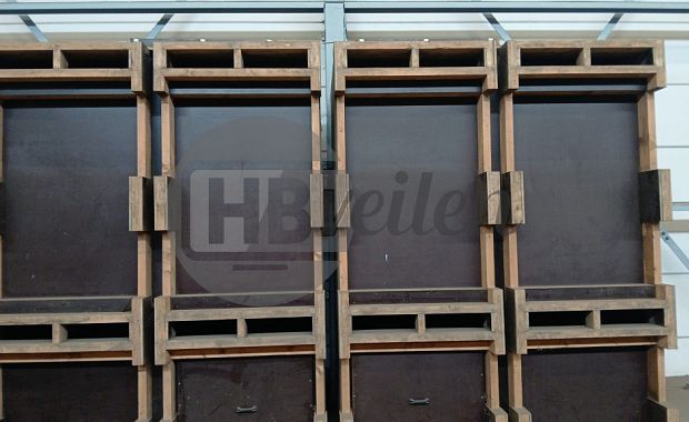 Droogwanden, 2 breed, 4 hoog