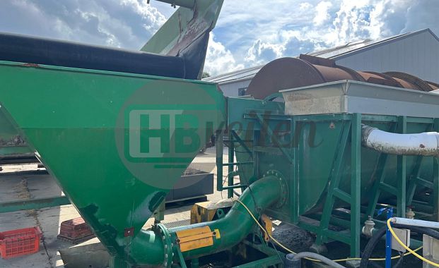 Bunker met spoelmachine