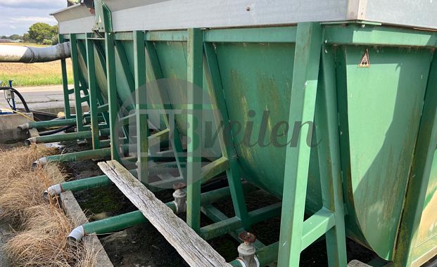 Bunker met spoelmachine